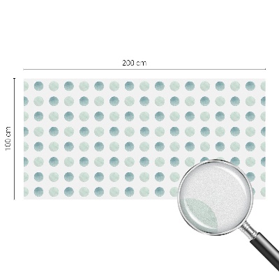 Okenska folija vitraž za zasebnost Nežni krogi