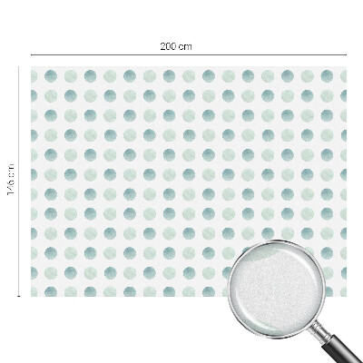 Okenska folija vitraž za zasebnost Nežni krogi