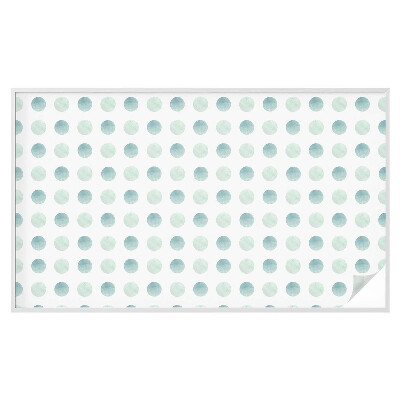 Okenska folija vitraž za zasebnost Nežni krogi