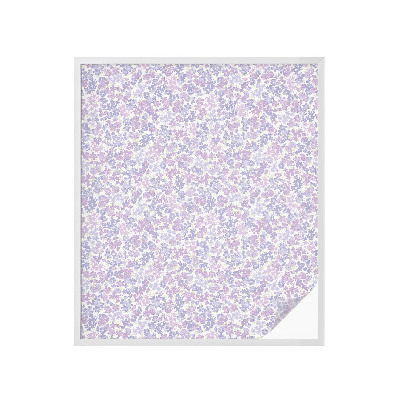 Mlečna folija za okna vitraž Cvetlična lahkotnost