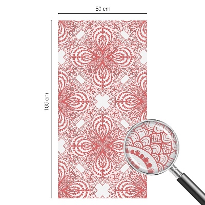 Dekorativna folija za steklo vitraž Čipkasti vzorci