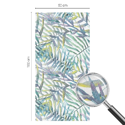 Folija za okna proti soncu Tropski akvarel