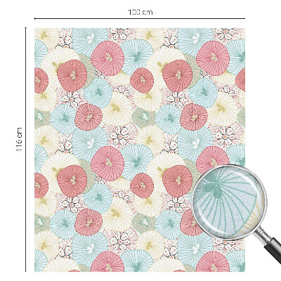 Okenska folija za zaščito pred pogledi Pastelne rože