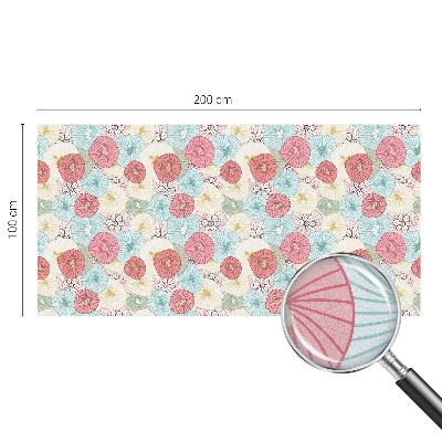 Okenska folija za zaščito pred pogledi Pastelne rože