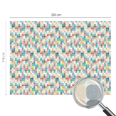 Folija za okna proti soncu Barviti kvadratki