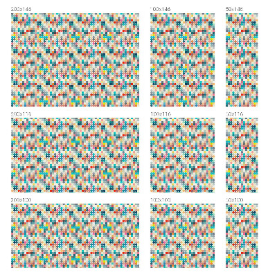 Folija za okna proti soncu Barviti kvadratki