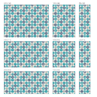 Okenska folija vitraž za zasebnost Geometrijski krogi