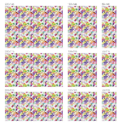 Mlečna folija za okna vitraž Abstraktni mozaik