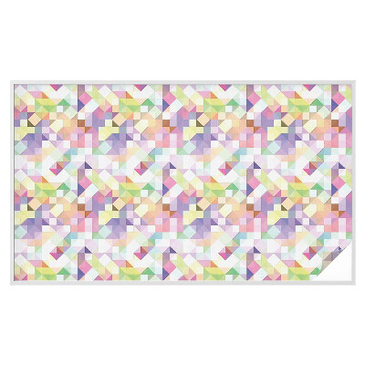 Mlečna folija za okna vitraž Abstraktni mozaik