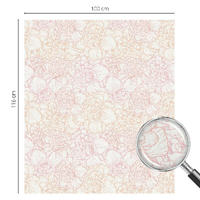 Folija za okna proti soncu Cvetlična eleganca