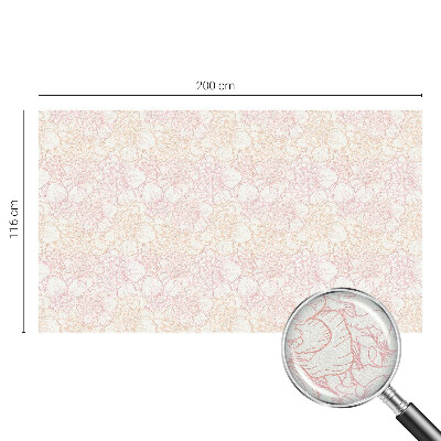 Folija za okna proti soncu Cvetlična eleganca