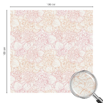 Folija za okna proti soncu Cvetlična eleganca