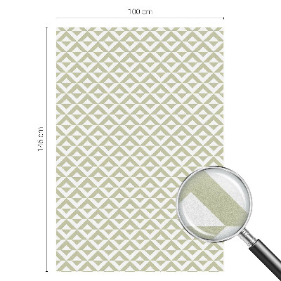 Okenska folija vitraž za zasebnost Geometrijski rombi