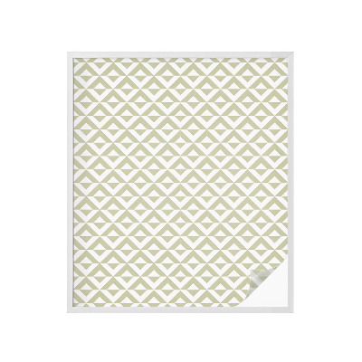 Okenska folija vitraž za zasebnost Geometrijski rombi