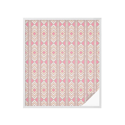 Mlečna folija za okna vitraž Etnični rombi