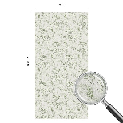 Dekorativna folija za steklo vitraž Botanični vzorec