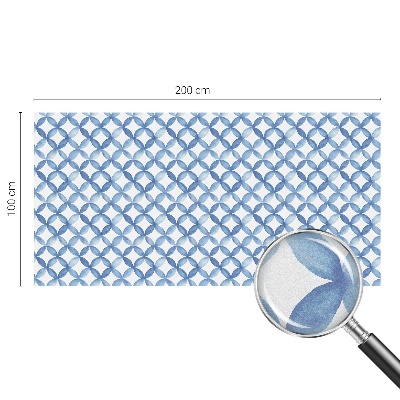 Dekorativna folija za steklo vitraž Geometrično cvetje