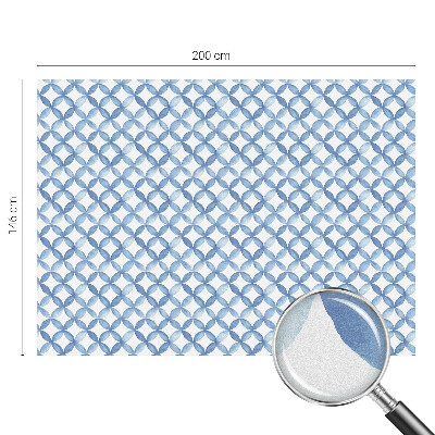 Dekorativna folija za steklo vitraž Geometrično cvetje