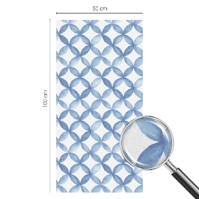 Dekorativna folija za steklo vitraž Geometrično cvetje