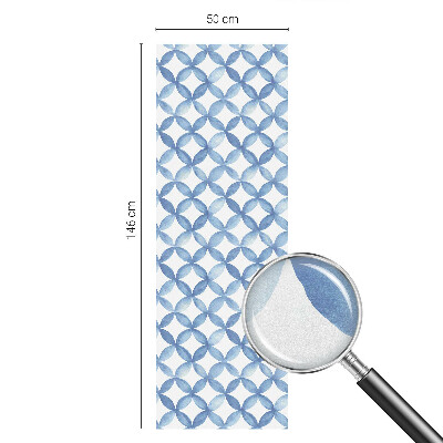 Dekorativna folija za steklo vitraž Geometrično cvetje