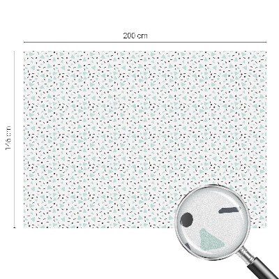 Okenska folija vitraž za zasebnost Geometrijske figure