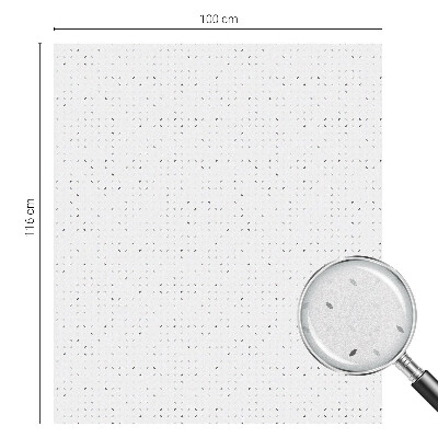 Mlečna folija za okna vitraž Minimalistične pike