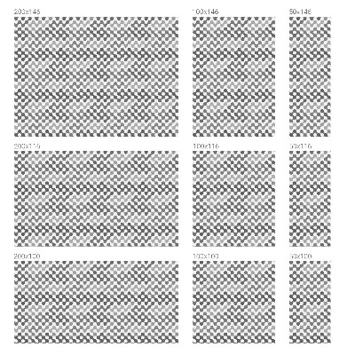 Folija za okna proti soncu Geometrija valov