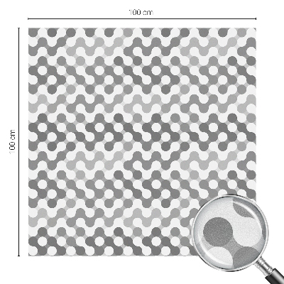 Folija za okna proti soncu Geometrija valov