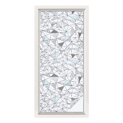 Okenska folija za zaščito pred pogledi Abstraktne oblike