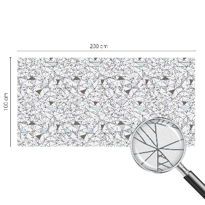 Okenska folija za zaščito pred pogledi Abstraktne oblike