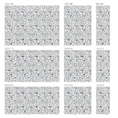 Okenska folija za zaščito pred pogledi Abstraktne oblike