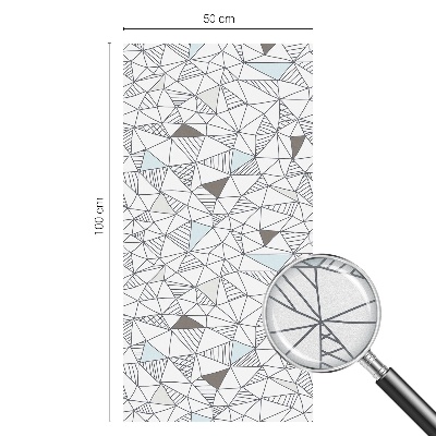 Okenska folija za zaščito pred pogledi Abstraktne oblike