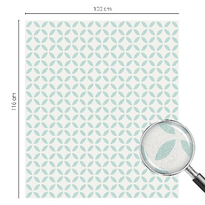 Okenska folija vitraž za zasebnost Abstraktne oblike