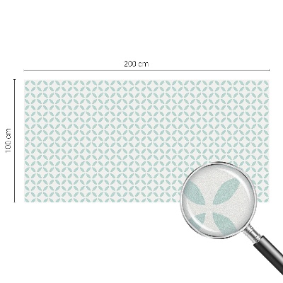 Okenska folija vitraž za zasebnost Abstraktne oblike