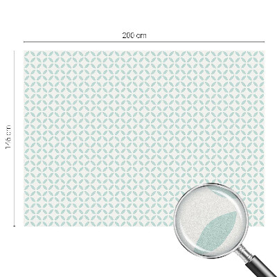 Okenska folija vitraž za zasebnost Abstraktne oblike