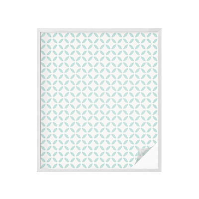 Okenska folija vitraž za zasebnost Abstraktne oblike