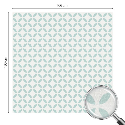 Okenska folija vitraž za zasebnost Abstraktne oblike