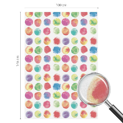 Dekorativna folija za steklo vitraž Barviti krogi