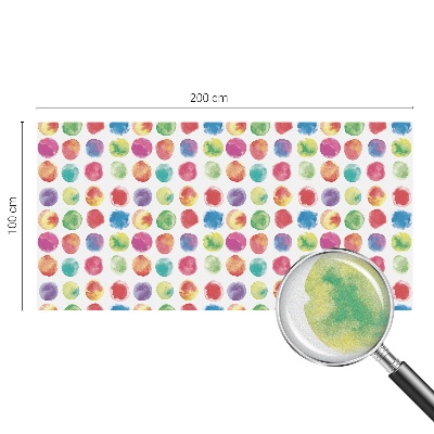 Dekorativna folija za steklo vitraž Barviti krogi