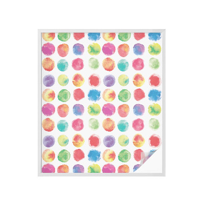 Dekorativna folija za steklo vitraž Barviti krogi