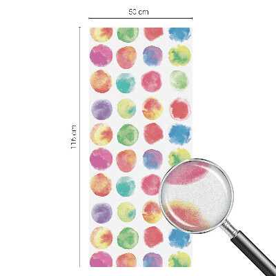 Dekorativna folija za steklo vitraž Barviti krogi