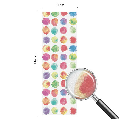 Dekorativna folija za steklo vitraž Barviti krogi