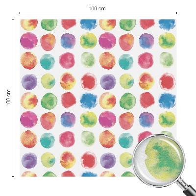 Dekorativna folija za steklo vitraž Barviti krogi