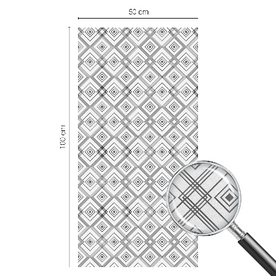 Okenska folija za zaščito pred pogledi Rombična harmonija