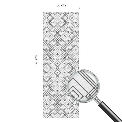 Okenska folija za zaščito pred pogledi Rombična harmonija