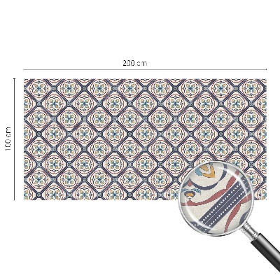 Okenska folija vitraž za zasebnost Vzorec ploščic