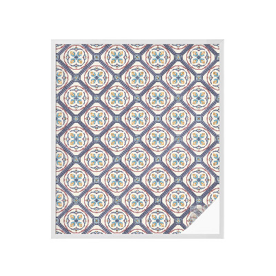 Okenska folija vitraž za zasebnost Vzorec ploščic