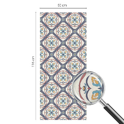 Okenska folija vitraž za zasebnost Vzorec ploščic