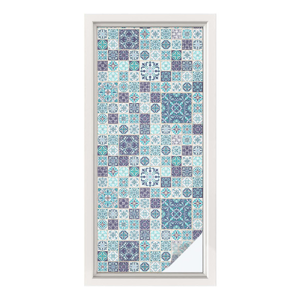 Folija za okna proti soncu Cvetlične ploščice