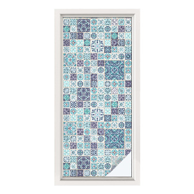 Folija za okna proti soncu Cvetlične ploščice